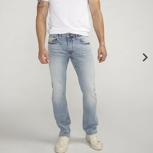Silver Jeans Light Blue Straight Leg Denim